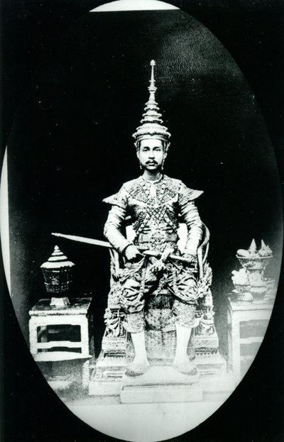 Le roi Chulalongkorn, c.1880 (photo n/b) - Unknown photographer