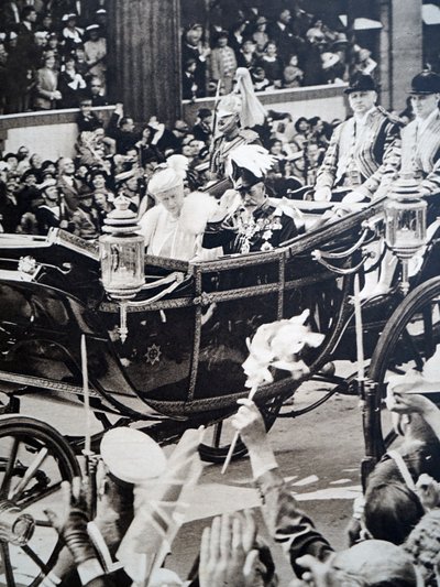 Le roi George V et Mary de Teck - Unknown photographer