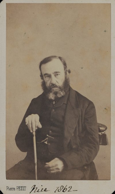 Lieutenant-général Sir James Outram en civil, Nice, 1862 - Unknown