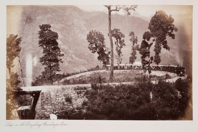 Boucle sur la ligne himalayenne de Darjeeling, c.1885 - Unknown photographer