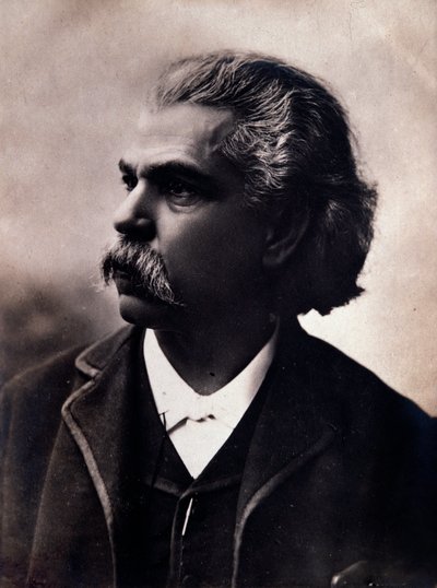 Portrait de Carlos Andrea Gomes (Gomez) (1836-1896), compositeur brésilien (photographie) - Unknown photographer