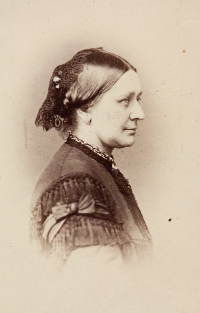 Portrait de Clara Schumann - Unknown photographer