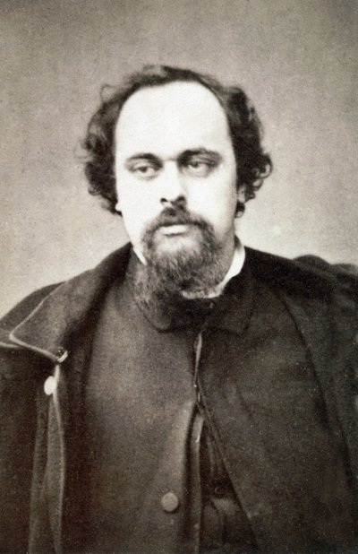 Portrait de Dante Gabriel Rossetti (1828-1882) - Vers 1860 - Unknown photographer
