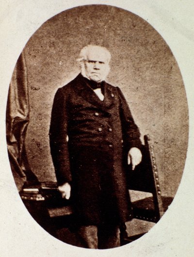 Portrait de François Joseph Fétis (1794-1871), musicologue, compositeur, critique et professeur belge (photographie) - Unknown photographer