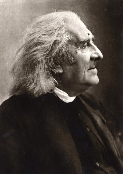 Portrait de Franz Liszt (1811-1886), compositeur et pianiste hongrois - Unknown photographer