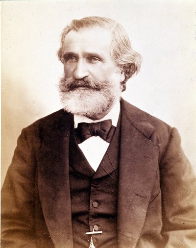 Portrait de Giuseppe Verdi vers 1870. Museo della Scala de Milan - Unknown photographer