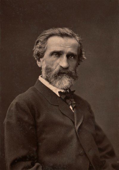 Portrait de Giuseppe Verdi, célèbre compositeur - Unknown photographer