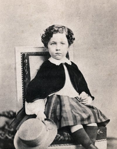 Portrait du Prince Impérial Eugène Louis Napoléon Bonaparte (1856-1879), fils de Napoléon III. Photographie anonyme prise à Fontainebleau en juin 1860 - Unknown photographer