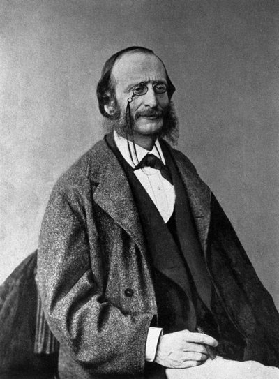 Portrait de Jacques Offenbach (1819-1880), compositeur allemand, naturalisé français. - Unknown photographer