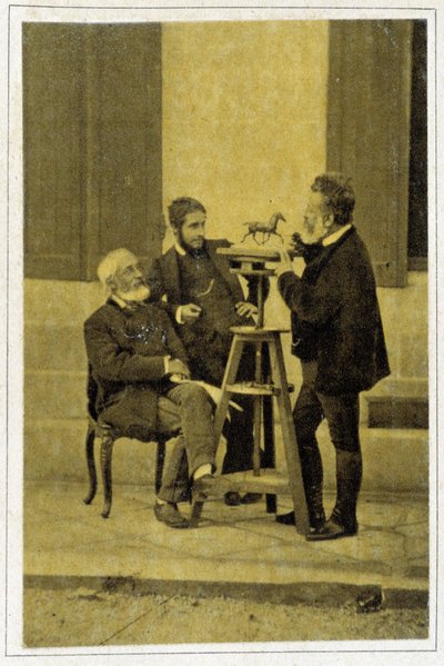 Portrait de Jean Louis Meissonnier en 1880, peintre et caricaturiste français (1815 - 1891) - Unknown photographer