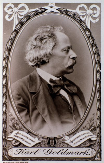 Portrait de Karoly Goldmark (ou Karl) (1830-1915), compositeur hongrois (photographie) - Unknown photographer