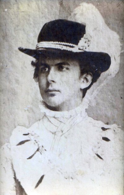 Portrait de Ludwig II de Bavière avec un chapeau - Unknown photographer