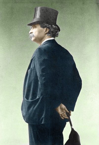 Portrait de Mark Twain (1835-1910) - Unknown photographer