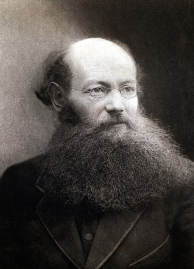 Portrait du Prince Pierre Alekseïevitch Kropotkine (1842-1921), révolutionnaire et anarchiste russe - Unknown photographer