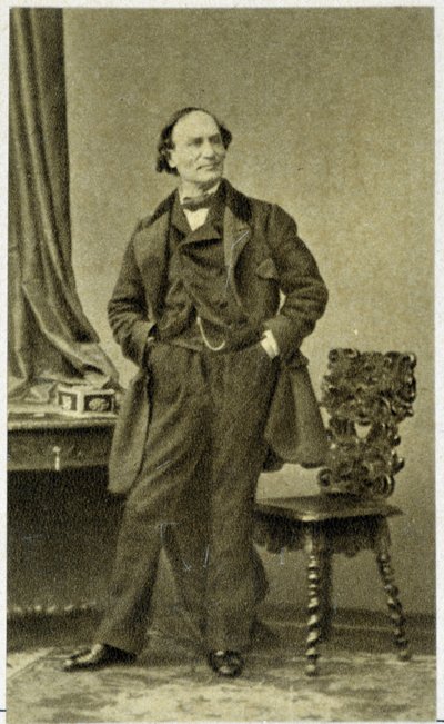 Portrait de Robert Houdin en 1855 (magicien français du XIXe siècle) - Unknown photographer