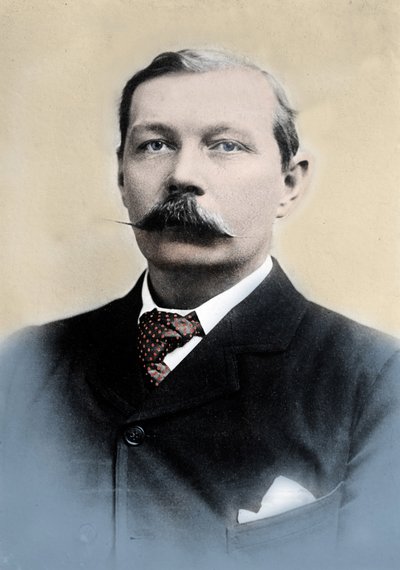 Portrait de Sir Arthur Conan Doyle (1859-1930), écrivain anglais, créateur du personnage de « Sherlock Holmes » - Unknown photographer