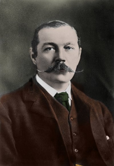 Portrait de Sir Arthur Conan Doyle (1859-1930), écrivain anglais, créateur du personnage de « Sherlock Holmes » - Unknown photographer