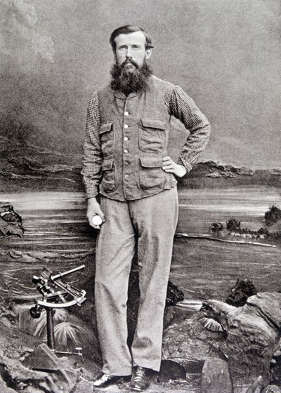 Portrait de Speke, explorateur britannique (1827 - 1864) - Unknown photographer