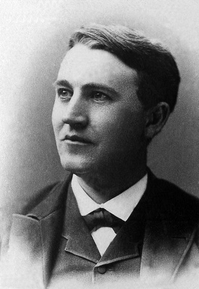 Portrait de Thomas Alva Edison (1847-1931), homme d