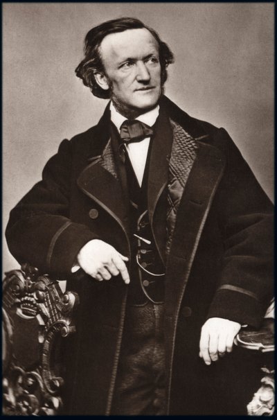 Portrait du compositeur Richard Wagner (1813-1883) - Unknown photographer