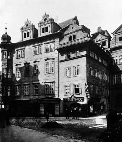Prague, la maison Minutta, où l