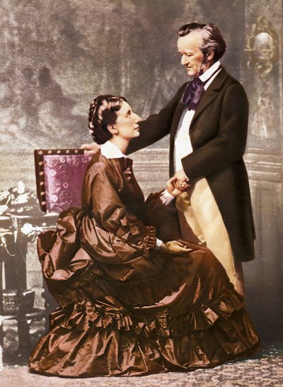 Richard et Cosima Wagner - Unknown photographer