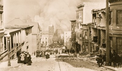 Tremblement de terre et incendie de San Francisco - Unknown photographer