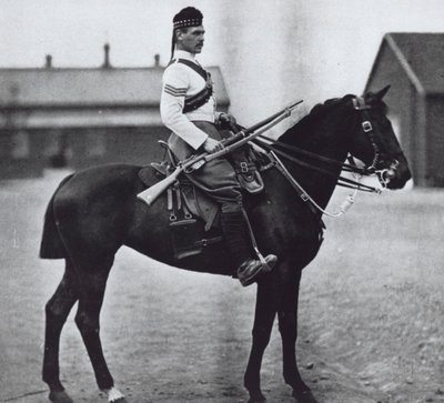 Sergent des 92e Gordon Highlanders, équipé comme un fantassin monté - Unknown photographer