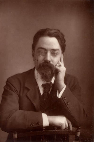 Sidney Webb, Baron Passfield (1859-1947) économiste politique et réformateur social anglais, vers 1890 - Unknown photographer