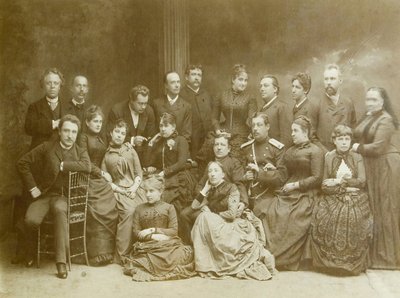 Le premier groupe de théâtre dramatique à Varsovie - Unknown photographer