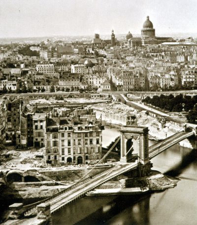 Les grands travaux de Paris : le percement de la Rue du Bellay - Unknown photographer