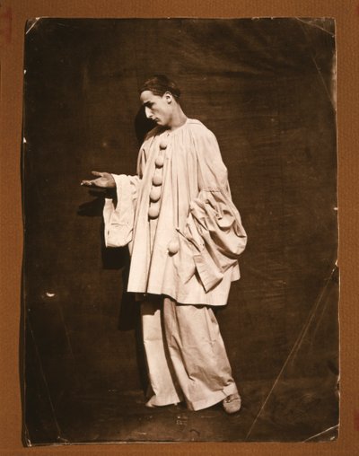 Le mime Jean-Charles Deburau en Pierrot - Unknown photographer
