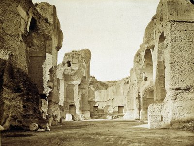 Les ruines des thermes de Caracalla à Rome - Unknown photographer