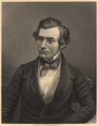 Thomas Graham (1805-1869) chimiste écossais qui a jeté les bases de la chimie physique, vers 1860 - Unknown photographer