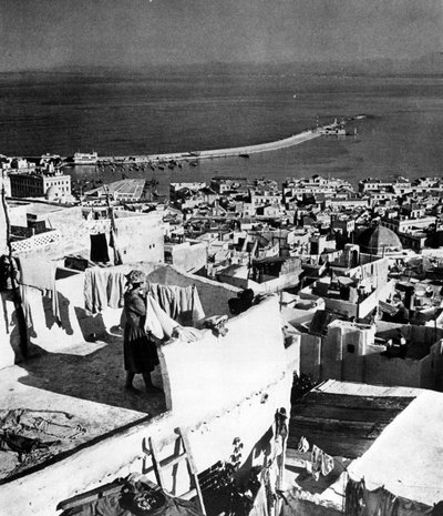 Vue du port et de la ville d