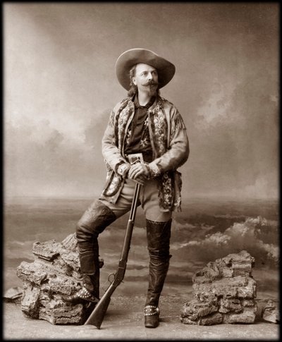 William Frederick Cody - Connu sous le nom de Buffalo Bill - Portrait de Buffalo Bill (1846-1917), Colonel William Cody - Unknown photographer