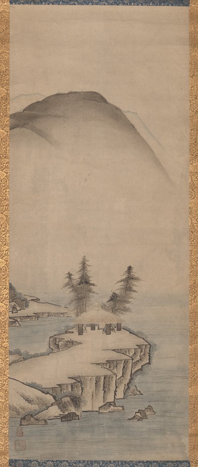 Paysages (une paire) - Unkoku Toyo