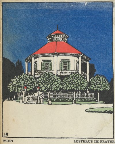 Vienne : Pavillon de plaisir dans le Prater Wien : Lusthaus im Prater, 1908 - Urban Janke