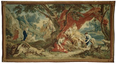 Diane au repos, des triomphes des dieux - Urbanus Leyniers (possibly)