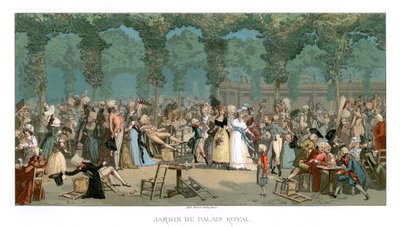 Le Jardin du Palais Royal, 1885 - Urrabieta