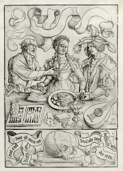 Amour mercenaire, vers 1511 (gravure sur bois) - Urs (1485 1528) Graf