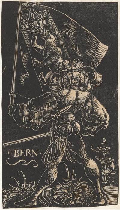 Porte-étendard pour le canton de Berne - Urs Graf