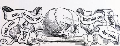 Amour vénal, gravure sur bois représentant la mort, vers 1511 - Urs Graf