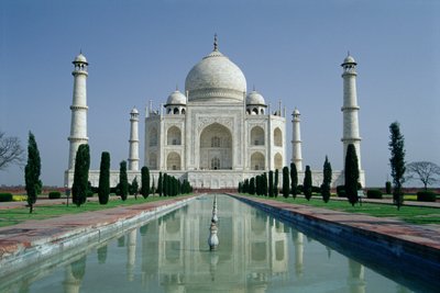 Vue du Taj Mahal, construit par l