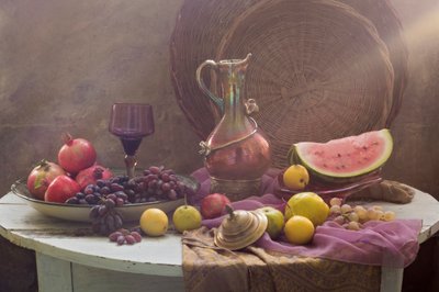 Fruits rustiques et pichet - UstinaGreen