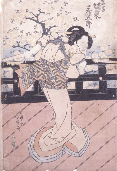 Bando Mitsugoro En Tant Que Iwafuji - Utagawa (1786 1865) Kunisada