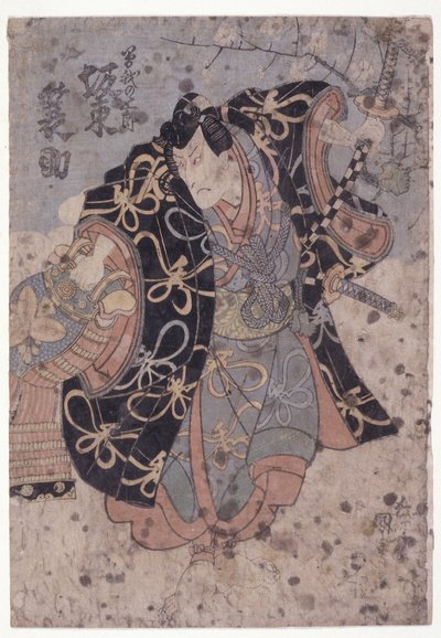 Bandō Minosuke dans le rôle de Soga Gorō - Utagawa (1786 1865) Kunisada