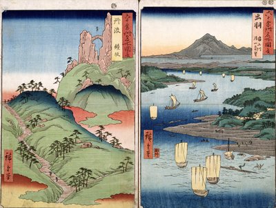 Paysage et paysage marin, deux vues de la série 