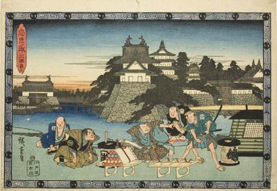 Acte 3, de la série "La Vengeance des Fidèles Retainers" - Utagawa Hiroshige