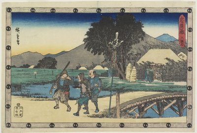 Acte 6, 1838 - Utagawa Hiroshige